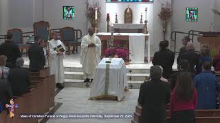 Mass of Christian Funeral of Peggy Anne Duquette | Monday, September 29, 2025