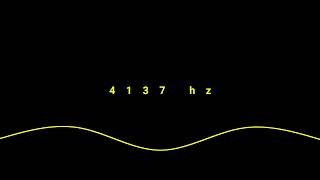 4137 hz frequency tone