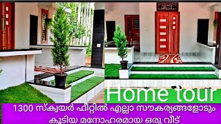 home tour full video kerala house ഹോം ടൂർ veedu ലാളിത്യം സൗന്ദര്യമാക്കിയ വീട് /pippees world