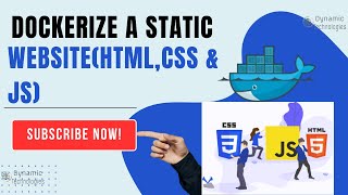 How to Dockerize a Static Web Application(HTML, CSS & JS Web App) || Full Guide with Docker Hub