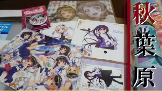 秋葉原に行ったので買ったグッズを紹介！ラブライブ、ごちうさなど。【お買いもの動画】