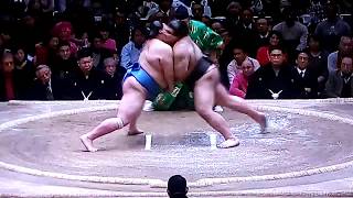 正代 vs 高安 2018年大相撲初場所9日目 20180122