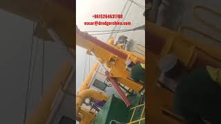 Julong 20 inch Cutter Suction Dredger Hydraulic Spud Tilting System #cuttersuctiondredger #dredger