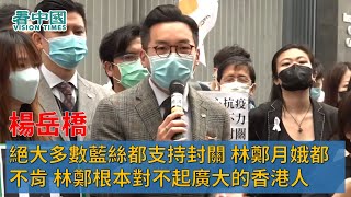 楊岳橋：絕大多數藍絲都支持封關 林鄭月娥都不肯 林鄭根本對不起廣大的香港人