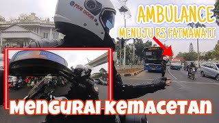 Bantu Memperlancar Ambulance Ke Tujuan di saat Boncengan Menggunakan Yamaha XJ 900 Police