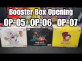 Opening THREE One Piece Booster Boxes! (OP-05, OP-06, OP-07)