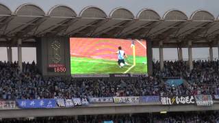 【川崎フロンターレ】2014年11月2日 川崎1点目（福森晃斗）