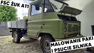 Żuk A11 S-21 - Regulacja zaworów, malowanie paki, utrata iskry i rzucenie palenia...