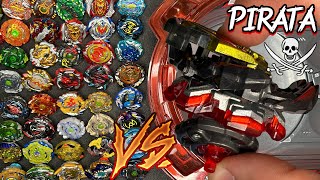 BEYBLADE PIRATA QUEBROU NO DESAFIO BEYBLADE BURST TURBO SLINGSHOCK ORIGINAL! PETER PLAY