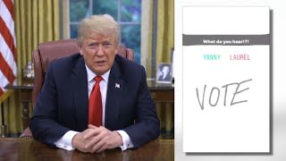 President Trump Hears 'Covfefe' in Yanny/Laurel Debate