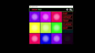 DRUM by python (app desktop)
