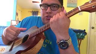 Tutorial Pt 1- Rumba Flamenco strumming on Ukulele