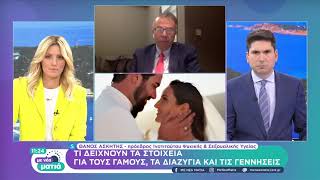 Ο Θ. Ασκητής για τους γάμους, τα διαζύγια και τις γεννήσεις | 29/05/2022 | ΕΡΤ