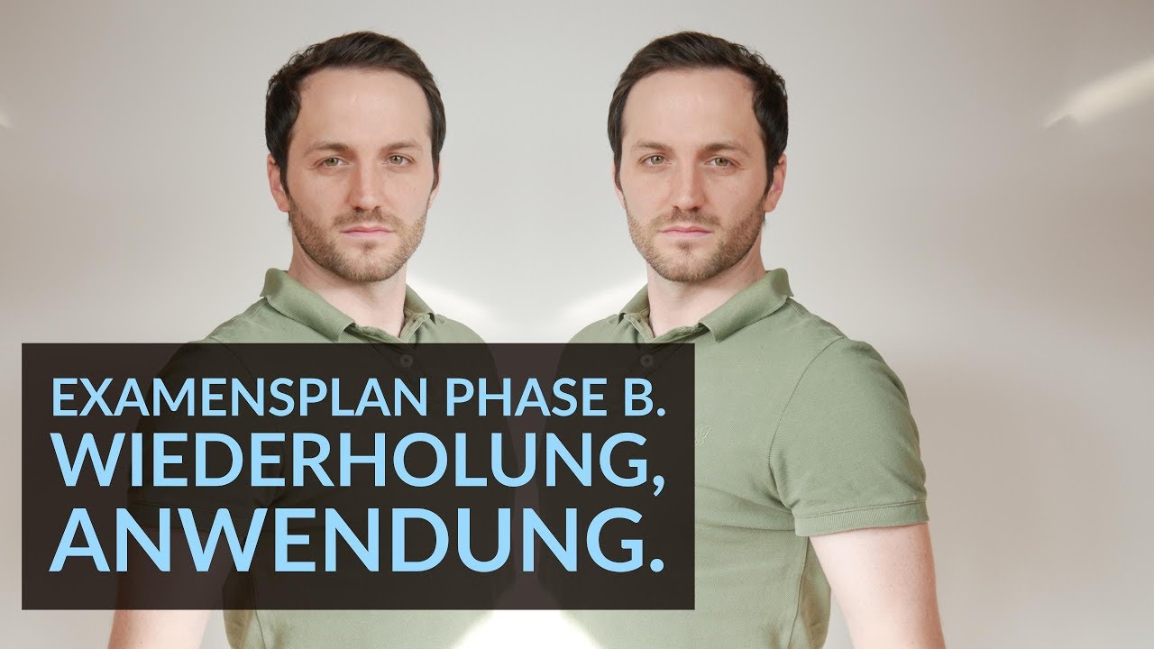 Jura Examen Lernplan Erstellen - Phase B Wiederholung, Klausuren ...