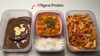 Easy 2500 Calorie Meal Prep with 178gms Protein ( 3 meals )