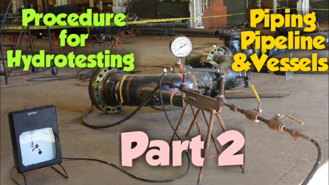 Underground Piping Hydrotest Procedure At Gustavo Gomez Blog