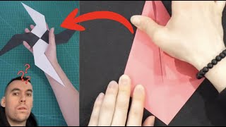 How To Make A HIDDEN Quadra Paper Shuriken - Step By Step Tutorial..🥷