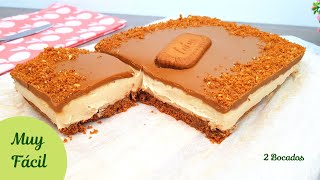 Cheesecake de Galletas Lotus | Muy Fácil, Sin Horno | Lotus Biscoff Cheesecake Bars #119