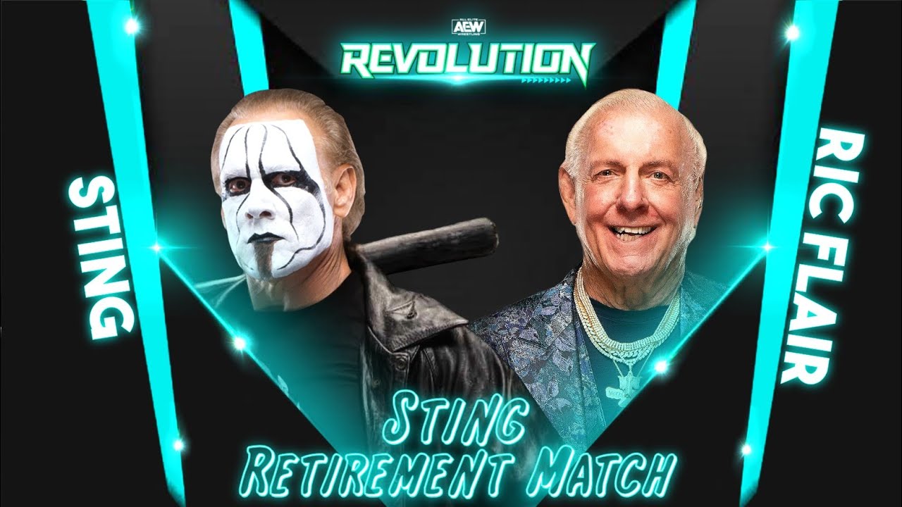 AEW REVOLUTION 2024 MATCH CARD PREDICTIONS | Sting Vs Ric Flair ...