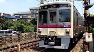 京王7000系7702F+7802F各停京王八王子行き 芦花公園－千歳烏山にて