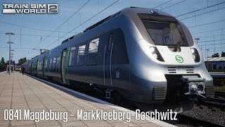 0841 Magdeburg - Markkleeberg-Gaschwitz - Rapid Transit - BR 1442 - Train Sim World 2