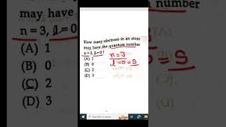 how many electrons in an atom may have the quantum number n=3 , l=0 //Q13