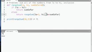 recursion part1 step5 4 default values