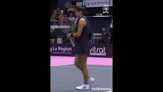 Tennis WTA Lyon France 2023 Finalist Caroline Garcia #shorts