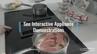 Siemens interactive kitchen demos by Lower Barn Kitchen Design Studio