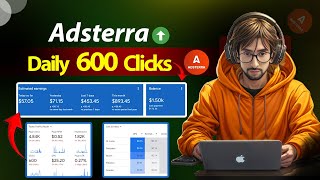 Unlimited Traffic For Adsterra || Adsterra earning trick || Adsterra traffic method