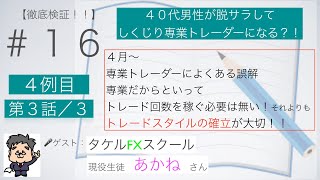 脱サラでFXリベンジ編（最終）「勝ちぐせ」パワー16【FX初心者講座】