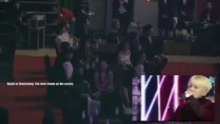 Idols' Reaction to ITZY's Chaeryeong (있지 채령) @ Gaon Charts Music Awards | Stray Kids + (G)I-DLE