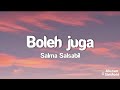 Salma Salsabil - Boleh Juga (Video Lirik)