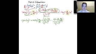 Implicit Differentiation (example 2 of 2) - AP Calculus AB
