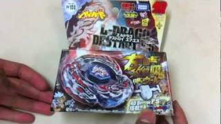 L Drago Destroy F:S Unboxing - 4D FINAL SURVIVE System! Beyblade BB-105