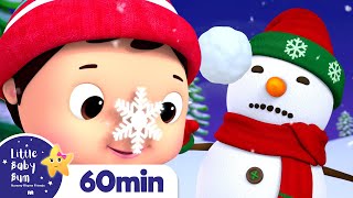 Snowman Lullaby +More Christmas Nursery Rhymes for Kids | Little Baby Bum