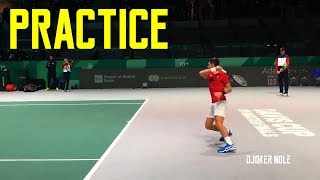 Novak Djokovic First Practice - Davis Cup 2019 (HD)