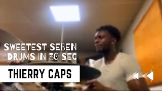 Hottest seben drums in 30 seconds - Thierry Caps 🥁 🔥🔥🔥