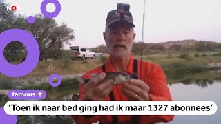 Opa hengelt miljoenen views binnen met vis-video's