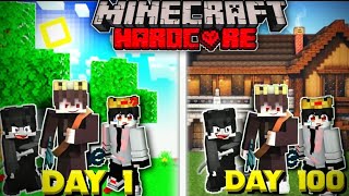 100 Random layer Chunk Challenges: Minecraft Survival (Days 100)😍