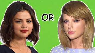 Do You Know More About Taylor Swift or Selena Gomez?!? | ULTIMATE Fan Quiz Challenge