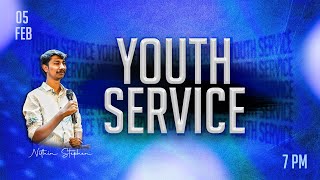 🛑05-02-2025 || YOUTH SERVICE || JESUS PRAYER MINISTRIES || NITHIN STEPHEN #live #youthservice