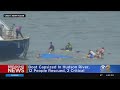 12 rescued after boat capsizes in Hudson River