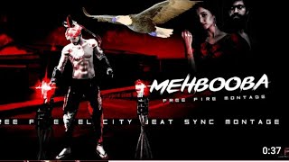 Mehbooba - KGF 2 free fire best edited beat sync montage by@smarteditzgaming6048
