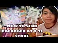 How to send packaged at 7-11 store in TAIWAN|