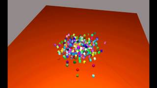 my rigid body simulation test 1