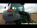 2013 john deere 6150r 6.8 litre 6 cyl diesel tractor 150 hp with dowdeswell plough