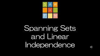 Linear Algebra 4.4 Spanning Sets and Linear Independence