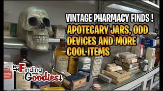 Vintage Pharmacy Items Extravaganza Finds | Finding Goodies