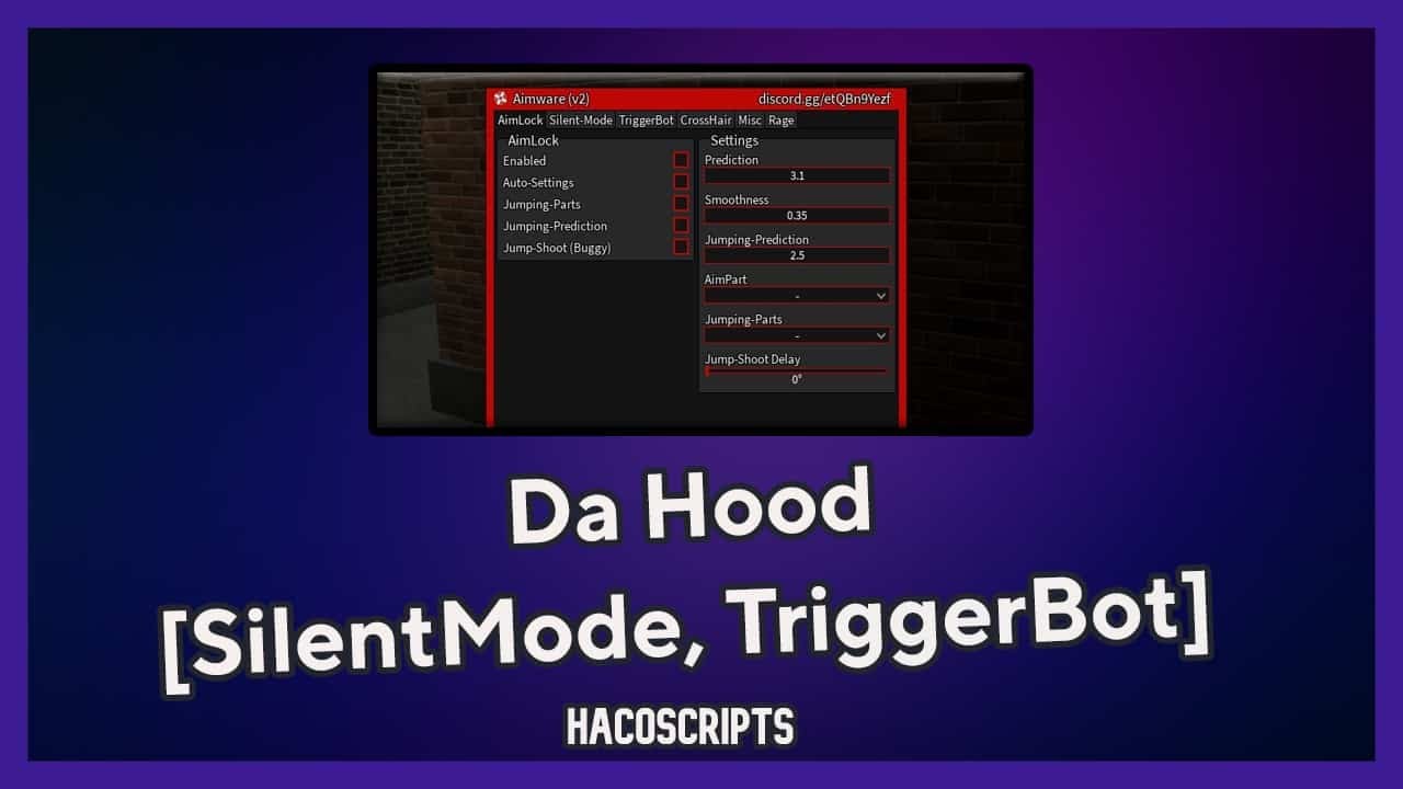 Da Hood Silentmode Triggerbot Script Gui Youtube